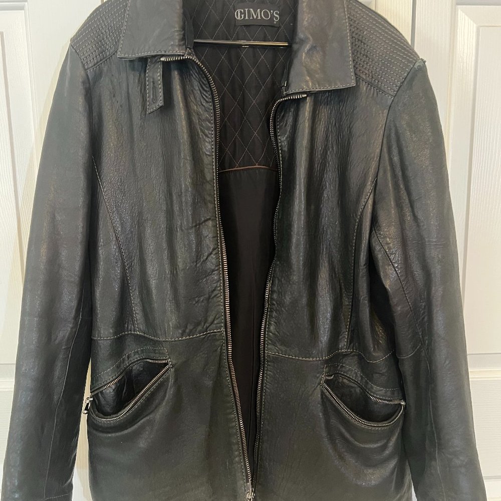 GIMOS authentic genuine leather coat
